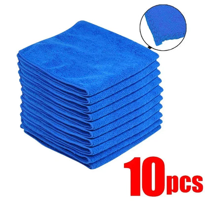 10-20Pcs Microfiber Towels Car Wash Drying Cloth Towel Household Cleaning Cloths Auto Detailing Polishing Cloth Home Clean Tools